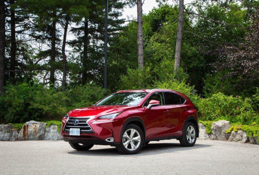 Лексус NX красный