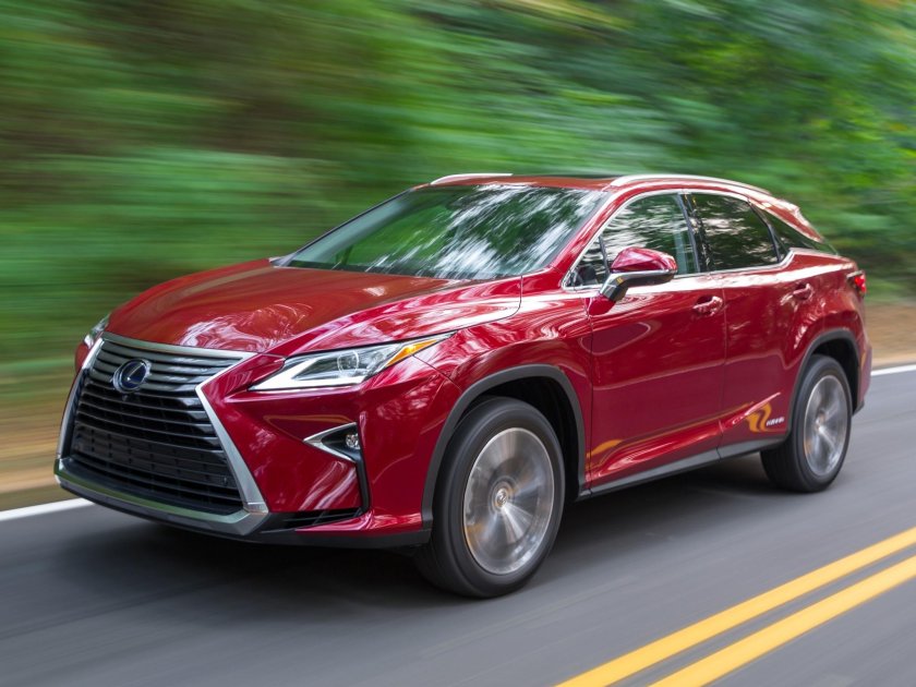 Lexus RX 450 красный