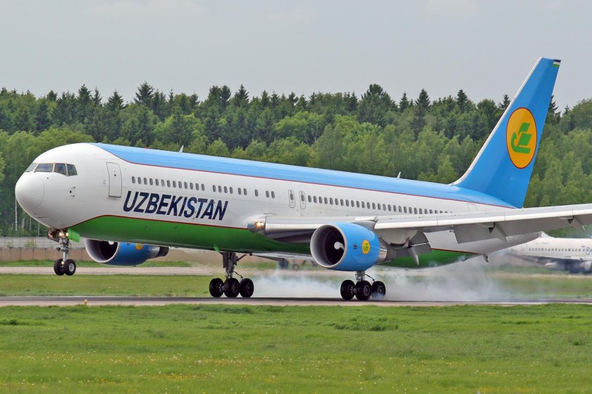 Узбекские авиалинии Boeing 767-300er