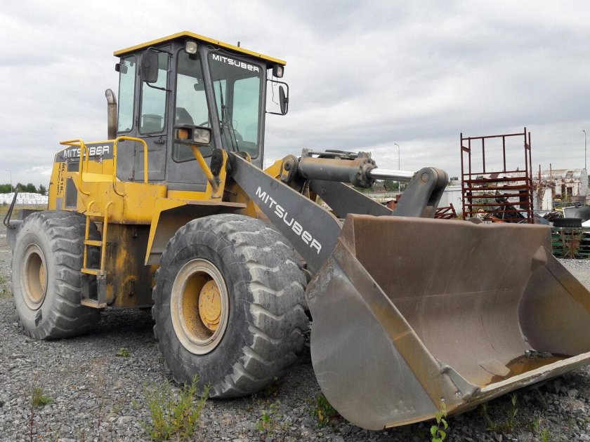 Мицубер фронтальный погрузчик