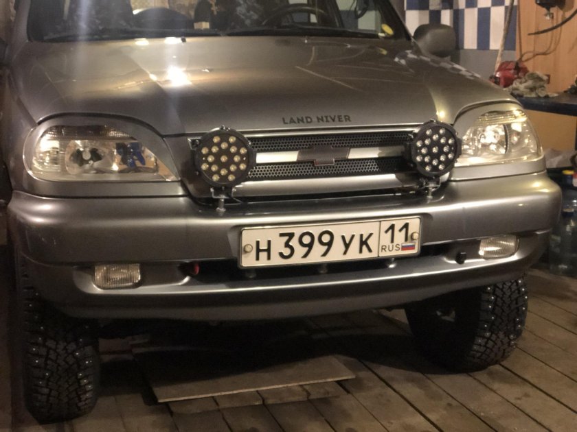 Дополнительные ПТФ на ниву Шевроле