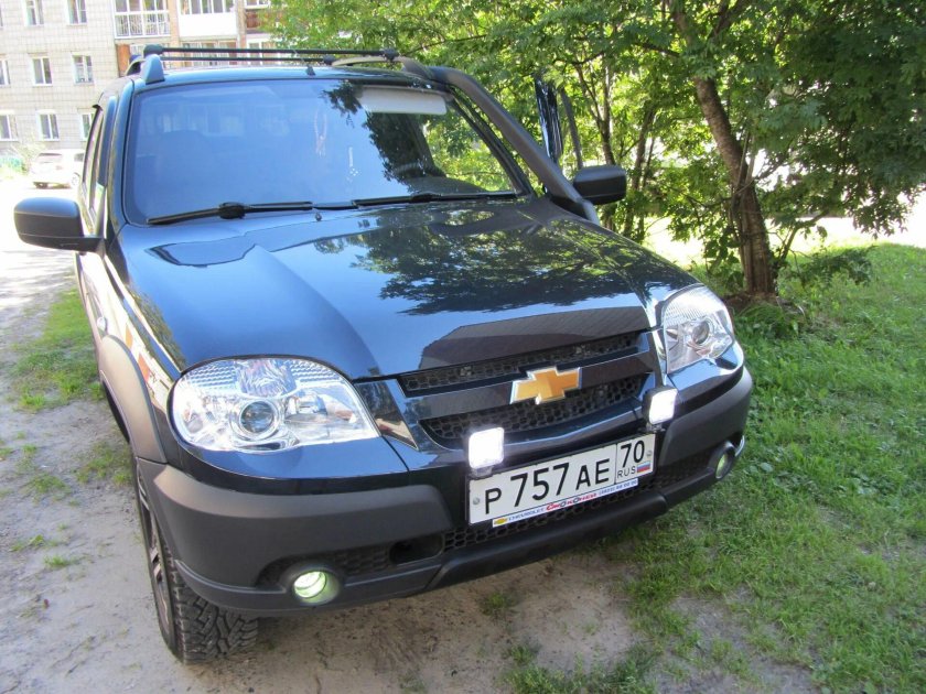 Доп ПТФ на Шевроле ниву