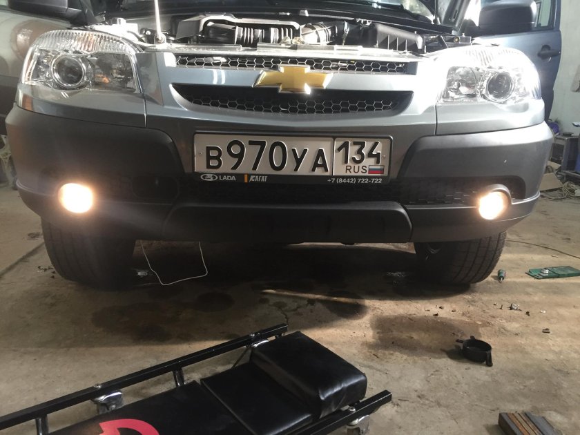 Шевроле Нива 2005г ПТФ