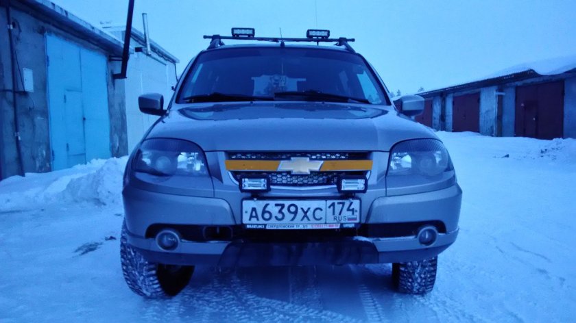 Доп свет на ниву Шевроле