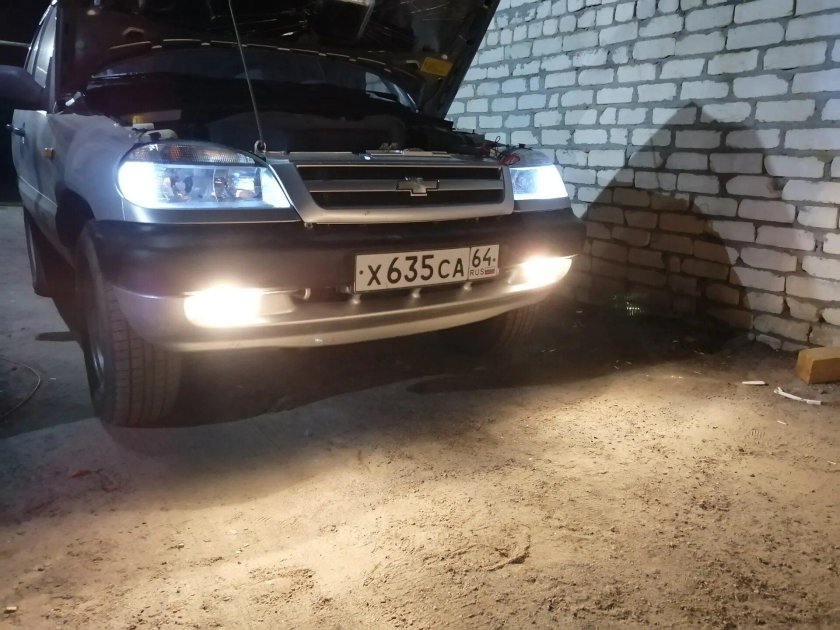 Туманки на ниву Шевроле