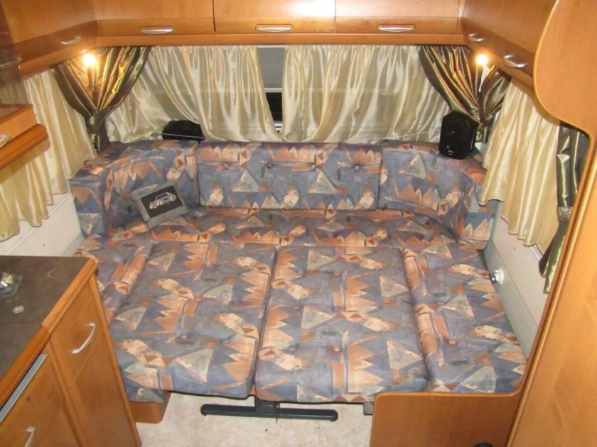 Hobby 510 автодом палатка