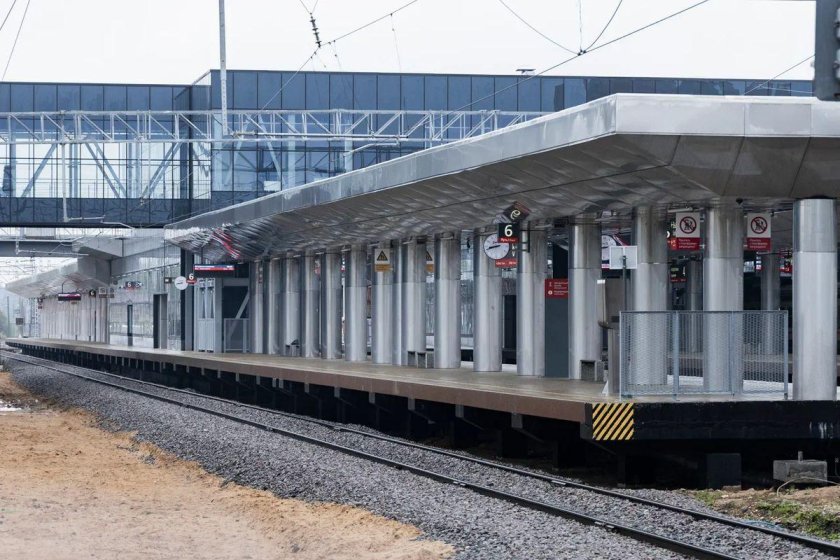 Станция Апрелевка после реконструкции