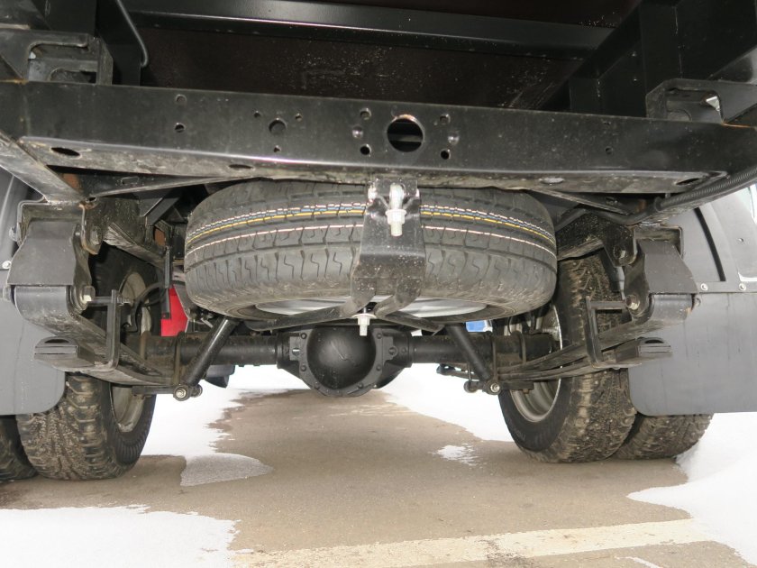 Задний мост УАЗ профи двухскатный