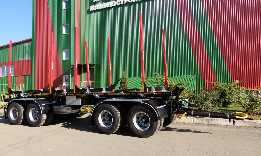 Новтрак лесовозный прицеп