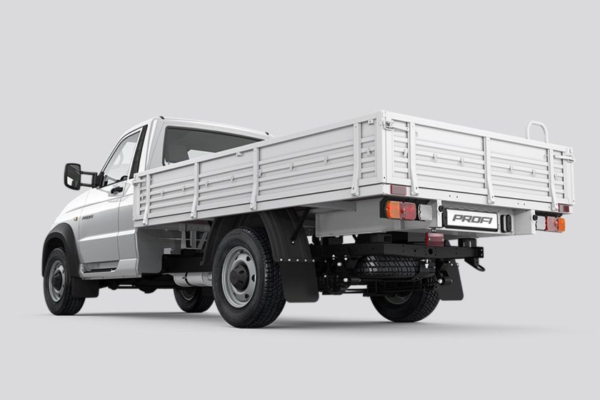 УАЗ профи с двухскатной ошиновкой