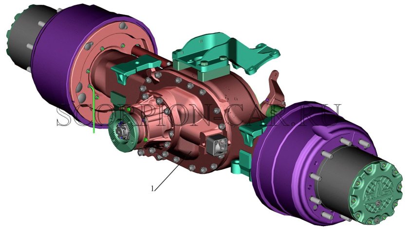 Задний мост МАЗ 5432