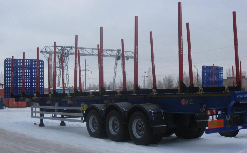 Полуприцеп сортиментовоз (лесовоз) Steelbear pt-24l