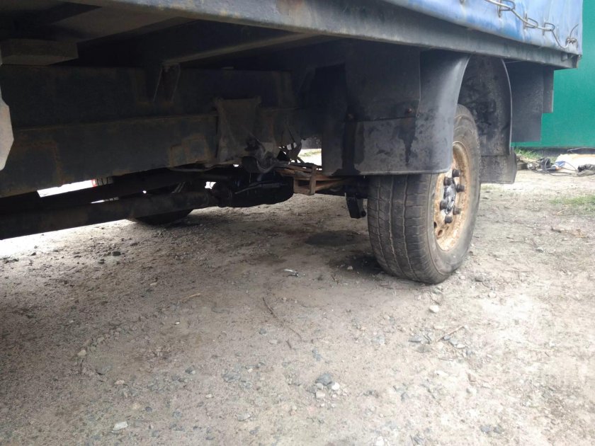 Газель с 2мя мостами сзади