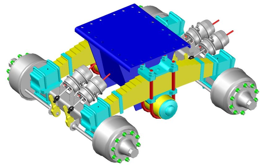 Рессорно-балансирная подвеска BPW