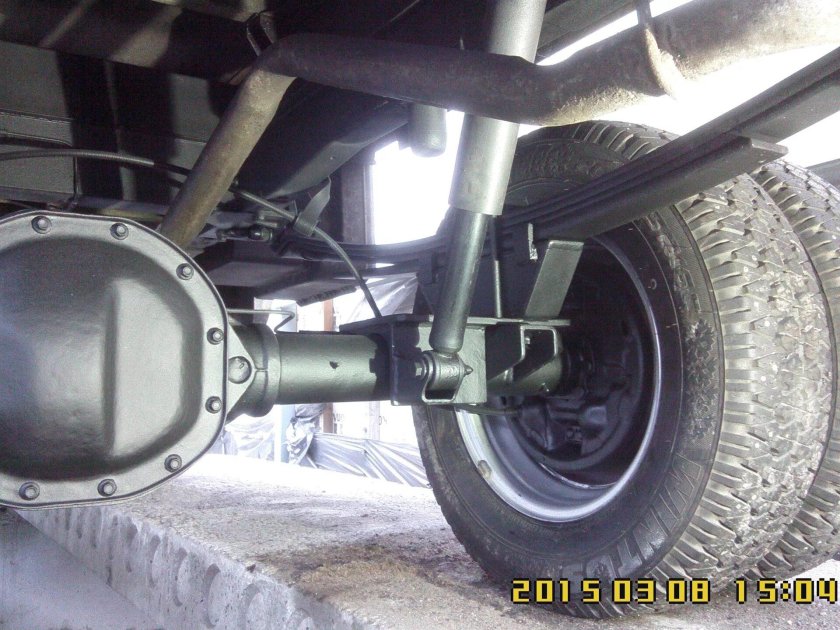 Задний мост УАЗ профи двухскатный