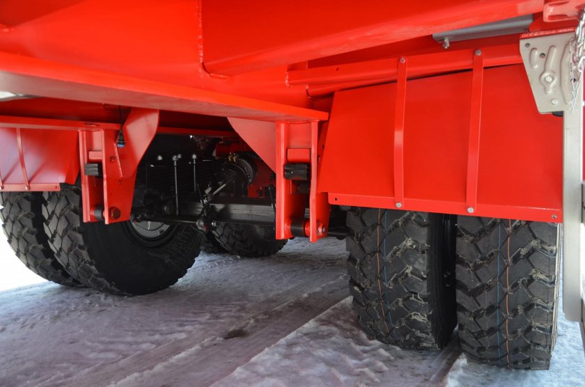 Интегральная подвеска полуприцепа