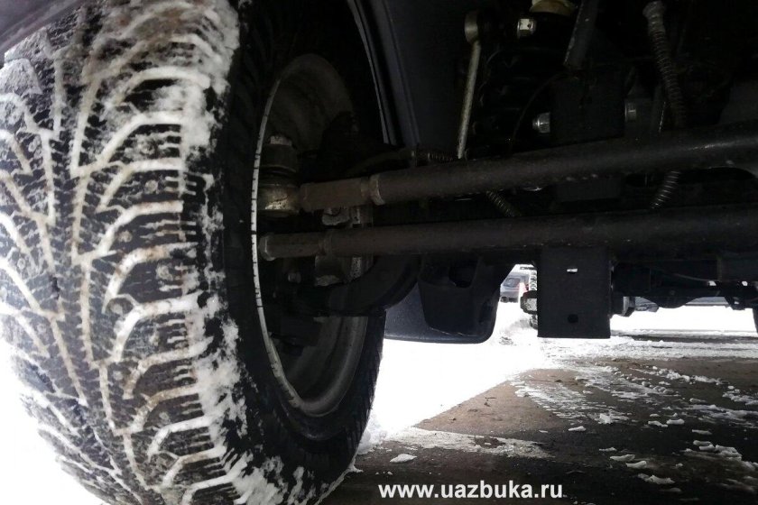 Передняя подвеска УАЗ профи полуторка