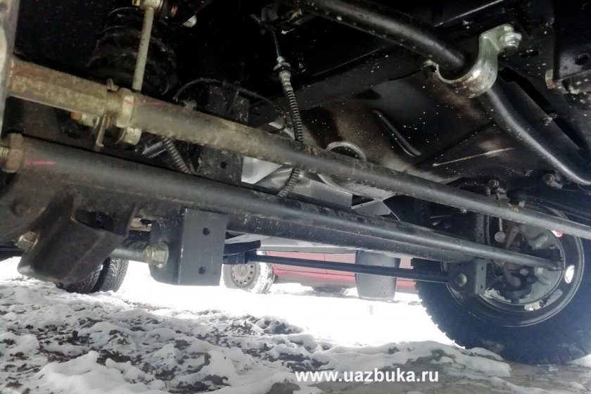 Задний мост УАЗ профи двухскатный