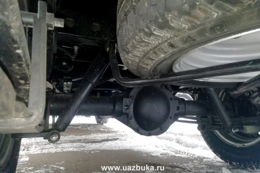 Задний мост УАЗ профи полуторка