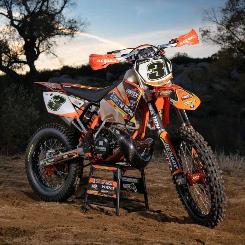 Мотоцикл КТМ кросс