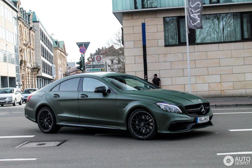 Мерседес CLS 63 AMG матовый