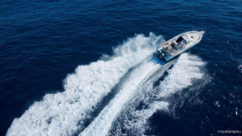 Волны от катера