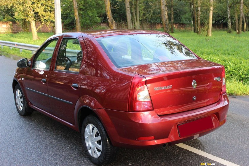 Рено Логан 1 Рестайлинг красный