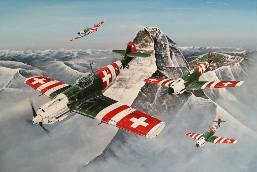 Мессершмитт-109 в Швейцарии