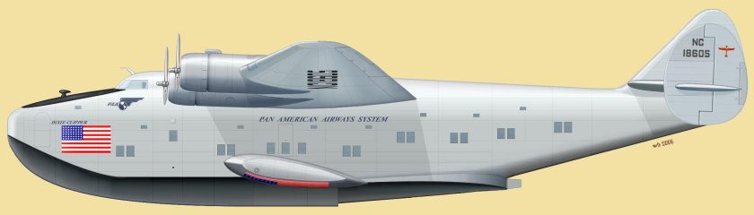 Летающая лодка Boeing 314 Clipper