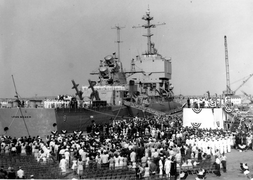 Крейсер USS long Beach 1959