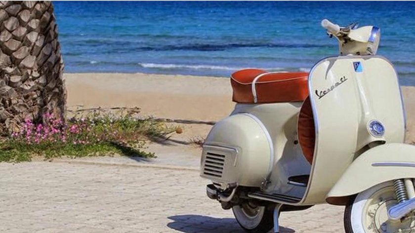 Vespa scooter