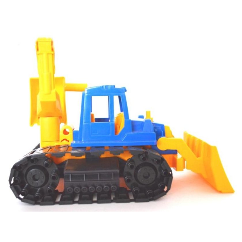 Трактор Нордпласт Байкал с грейдером и ковшом