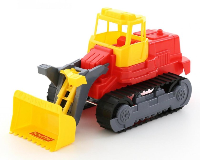 Гусеничный трактор погрузчик Полесье