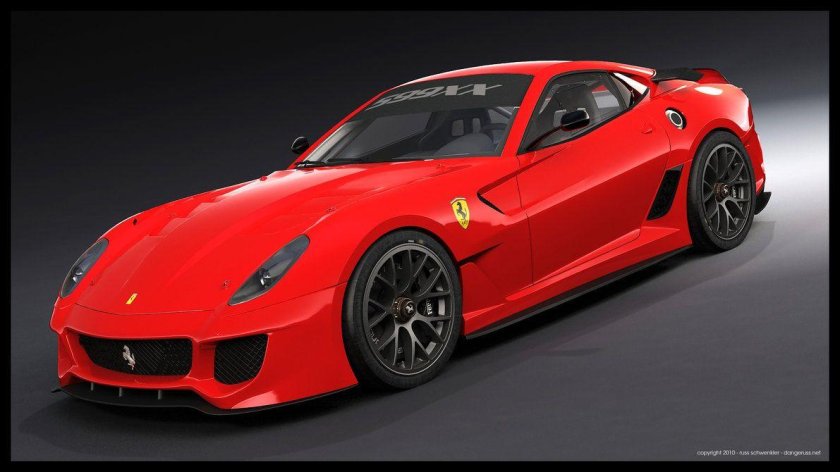Ferrari 599 GTO Red