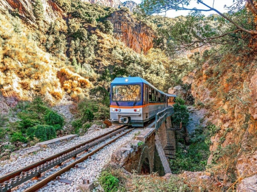 Калаврита Греция поезд