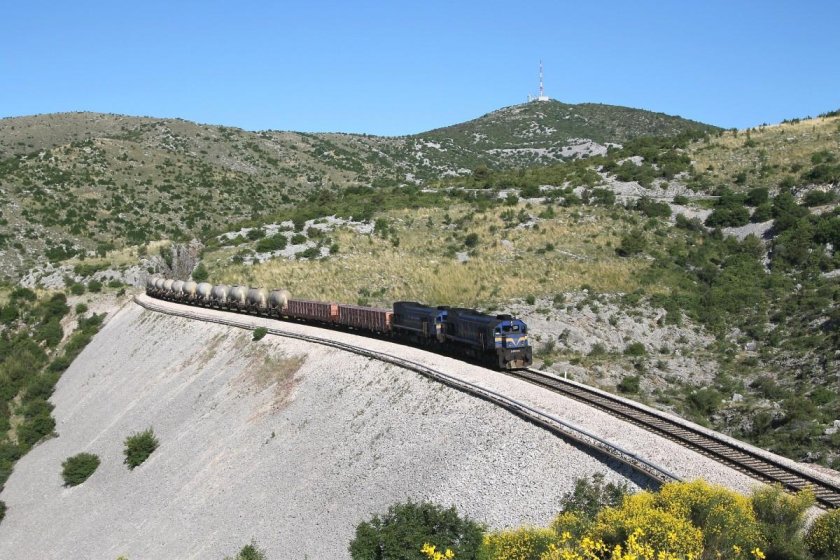 Греция ЖД транспорт