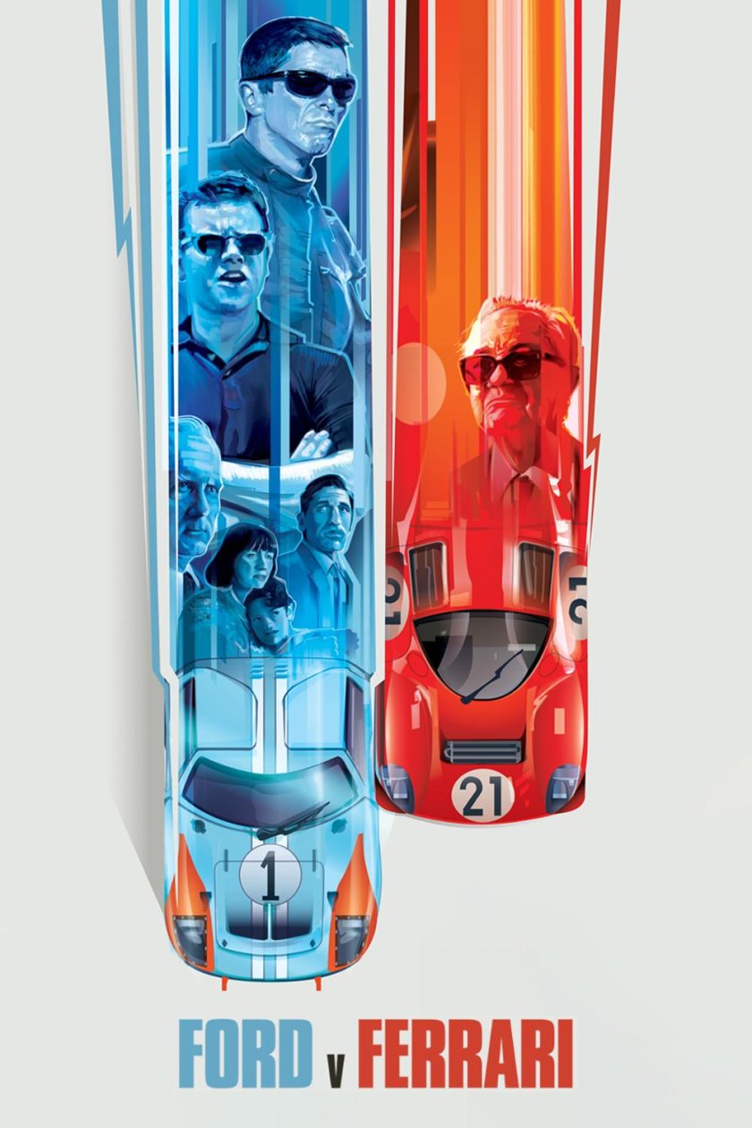 Форд против Феррари Постер