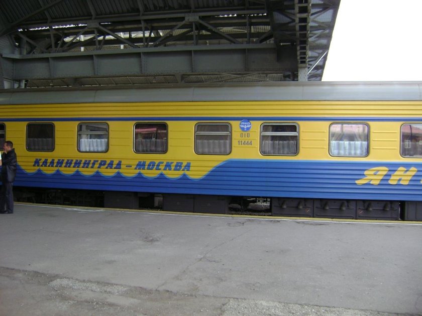 Поезд янтарь москва калининград