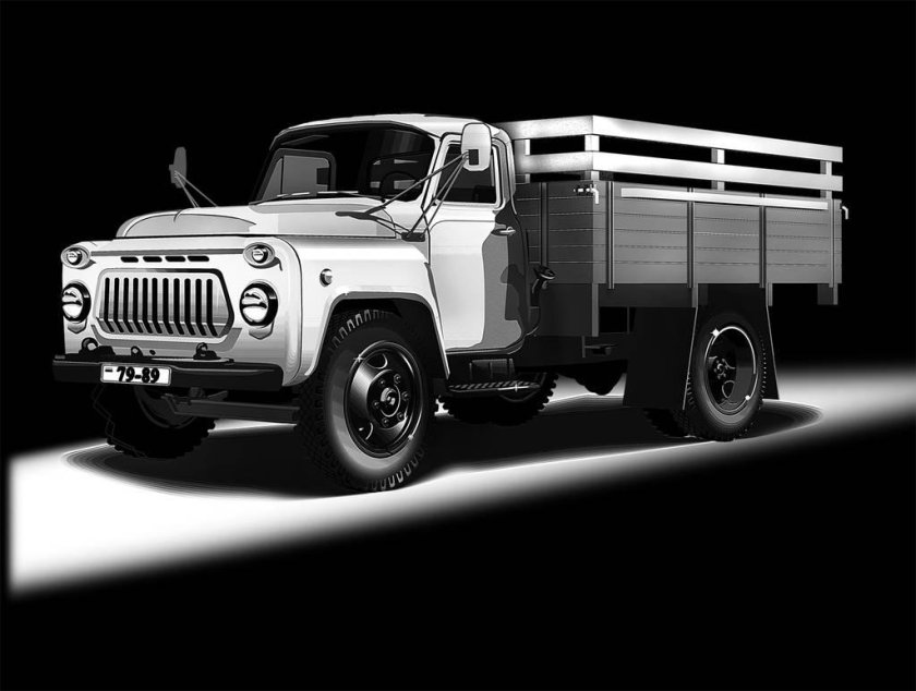 Грузовик ГАЗ 53