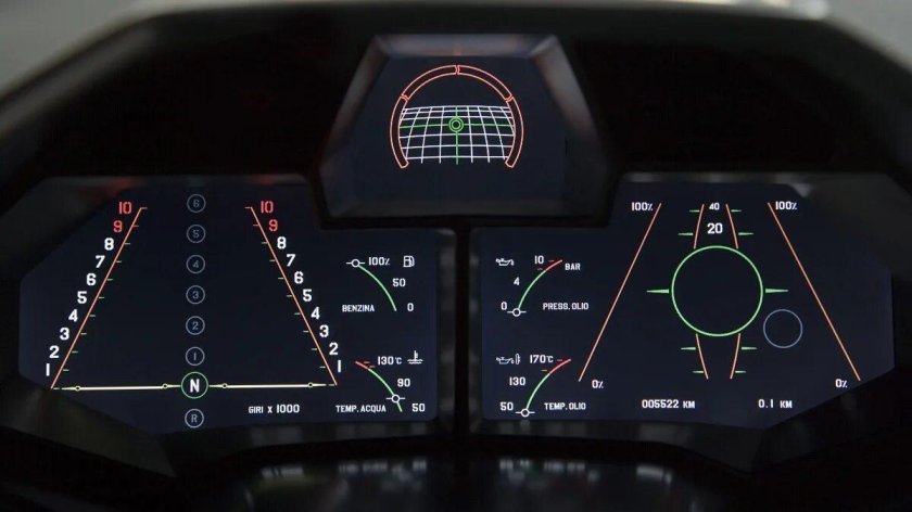 Lamborghini Reventon приборная панель