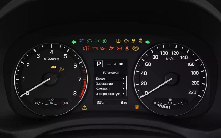 Hyundai Creta приборная панель