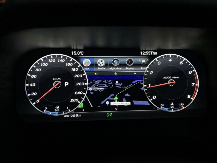 Электронная приборная панель Прадо 120