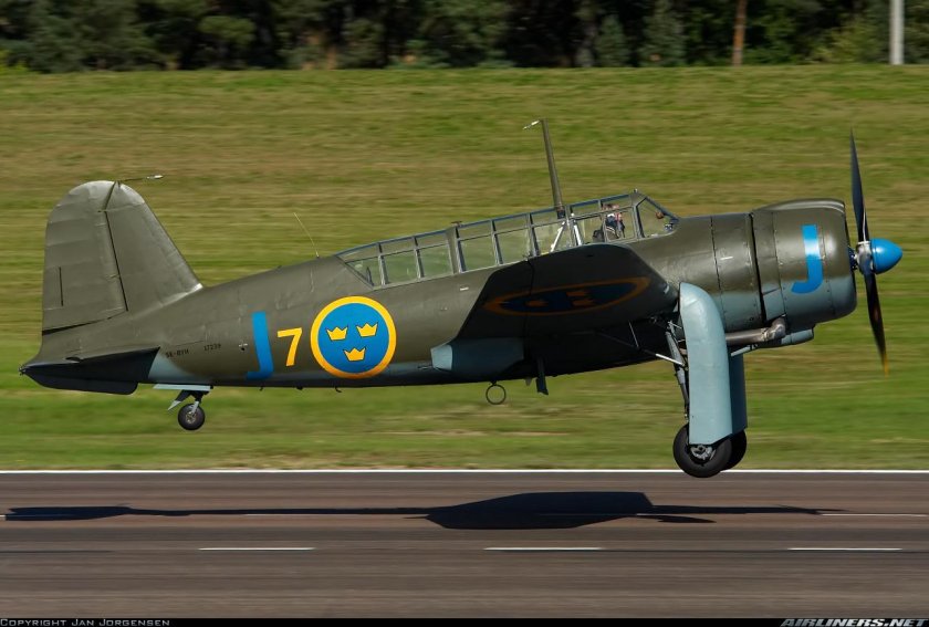 Saab b-5 ‘swedish dive bomber’