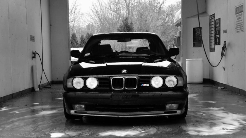 БМВ е34 черная