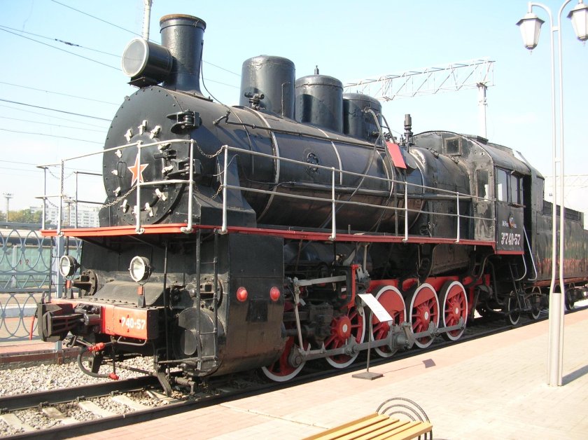 Паровоз эм 740 57