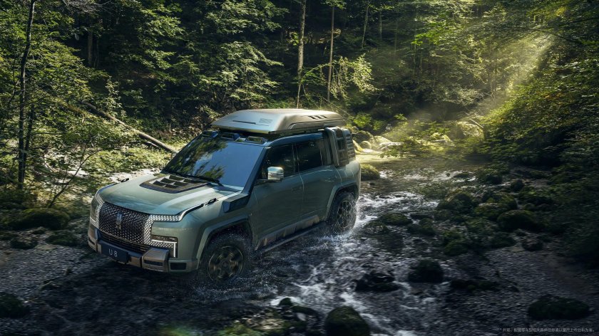 Yangwang u8 внедорожник