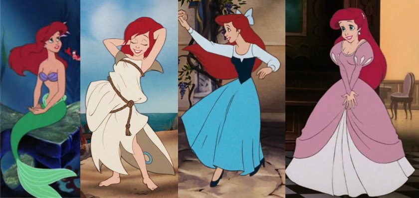 Русалочка Ариэль человек мультик