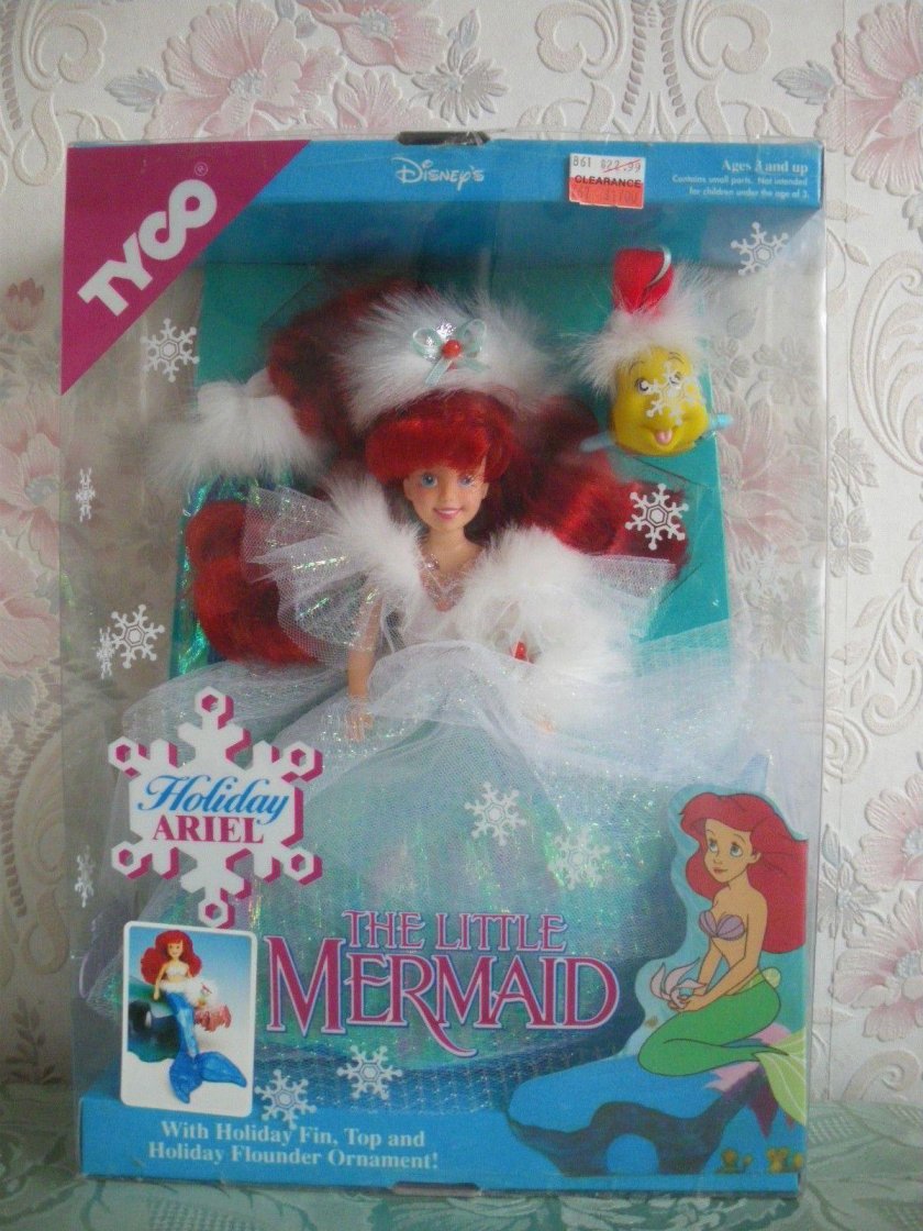 Disney Holiday Ariel Tyco Doll NRFB