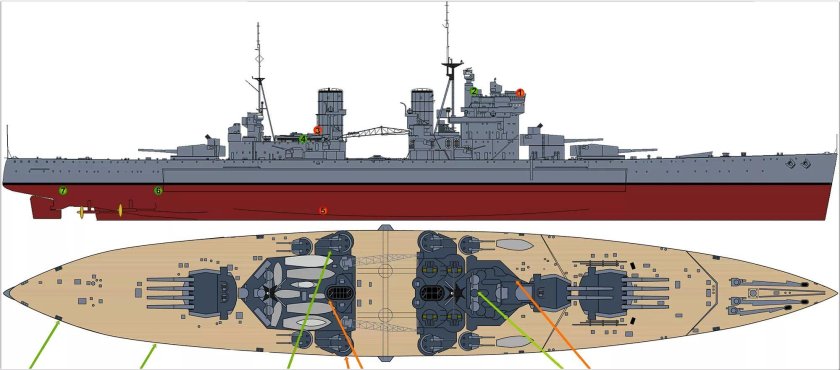 HMS Prince of Wales 1939