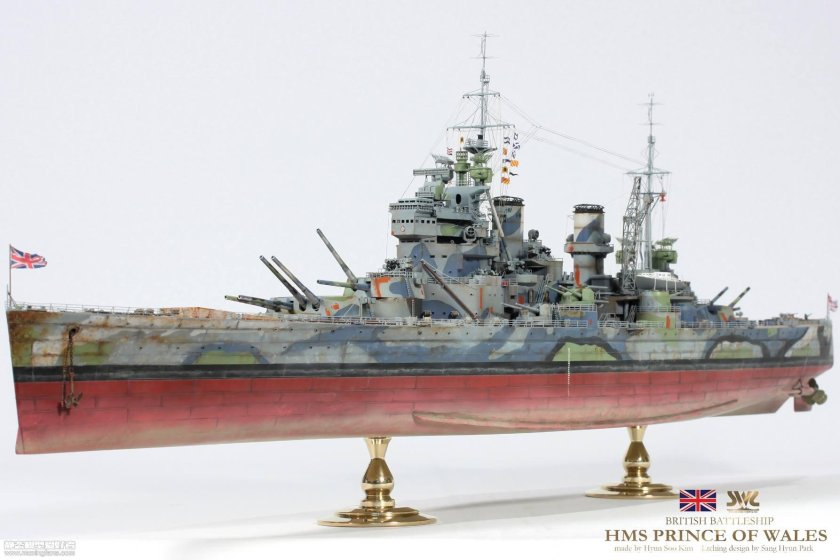 Линкор принц Уэльский 1/350